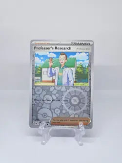 123/131 PROFESSOR'S RESEARCH | REVERSE HOLO | PRISMATIC EVOLUTIONS POKEMON CARD - Image 1