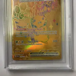 Pokemon TCG Pikachu EX Hyper Rare Gold SV Prismatic Evolutions Card 179/131 - Image 3
