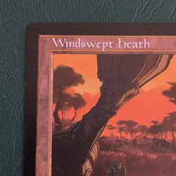 Wizards of the Coast Windswept Heath MTG Onslaught Land Rare Regular 2002 #328 - Image 2