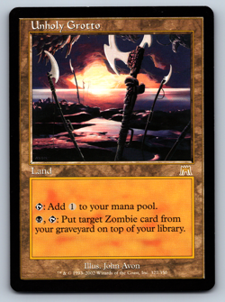 Unholy Grotto - Land - Onslaught - MTG - Image 1