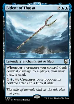 [MTG] Bident of Thassa (0177) (M3C) NM - Image 1