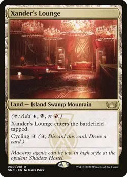 Xander's Lounge - Foil Streets of New Capenna LP MTG - Image 1