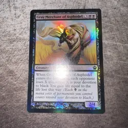 Gray Merchant of Asphodel FOIL - Theros - MTG Magic the Gathering - LP - Image 1