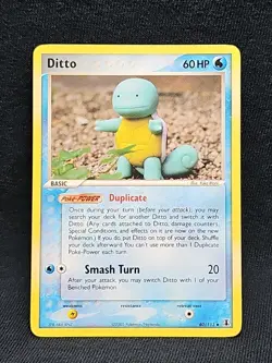 Pokemon Ditto Delta Species 40/113 Uncommon Basic Card English 2005 - Image 1