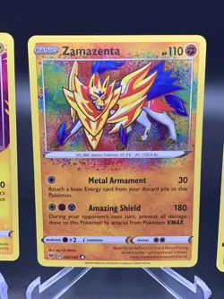 Pokemon Amazing Rare 3 card lot. Raikou, Kyogre & Zamazenta. Great condition - Image 3