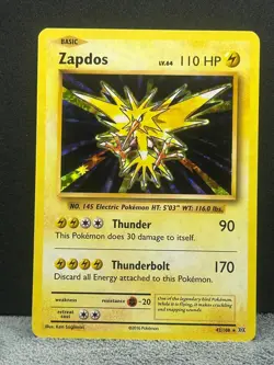 Zapdos 42/108 Rare Evolutions Pokemon Holo Near Mint - Image 1