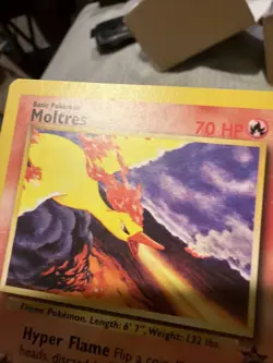 Pokemon Moltres 21 Black Star Promo Regular Promo HP - Image 5