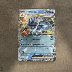 Gyarados ex Tera Pokemon TCG Scarlet and Violet 45/198 Double Rare - Near Mint - Image 1
