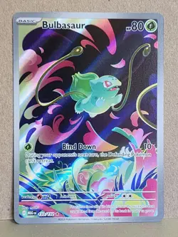 Pokemon Bulbasaur 133/132 Me01: Mega Evolution Holo Illustration Rare Near-Mint - Image 1