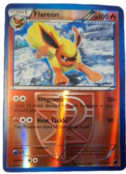 Pokemon Flareon Team Plasma 12/116 Plasma Freeze NEW NON- USED Rever Holo Card M - Image 1