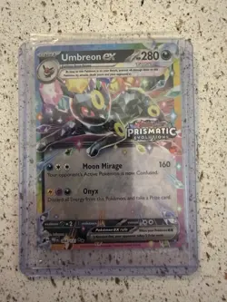 POKEMON SEALED UMBREON EX 060/131 PRISMATIC SURPRISE BOX STAMPED PROMO - Image 1