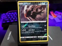DARKRAI RARE REVERSE HOLO HOLO 87/147 BURNING SHADOWS POKEMON NM - Image 1