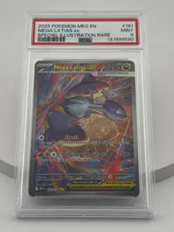 2025 Pokemon Mega Evolution #181 Mega Latias Ex - PSA 9 - Image 3