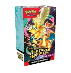 Pokemon TCG Mega Evolution Ascended Heroes Booster Bundle (6 Packs) PRESALE - Image 1