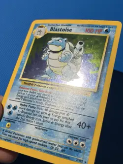 Pokemon 1999 Blastoise 2/102 Base Set Holo Rare Unlimited Wizards - Image 3