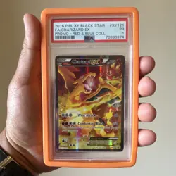 Pokemon Charizard EX XY121 Black Star Promo Red & Blue PSA Graded Holo Full Art - Image 1