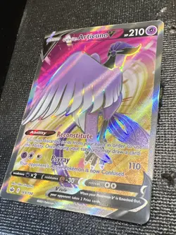 Galarian Articuno V Pokemon Brilliant Stars 181/172 Ultra Rare Full Art Mint - Image 2