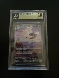 Pokemon Charizard EX SIR Holo 199/165 Scarlet & Violet 151 - Image 1