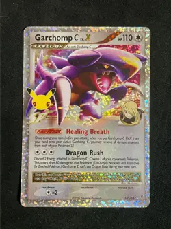 ✨Pokemon Garchomp C Lv.X 145/147 Celebrations Ultra Rare Holo Promo NM - Image 1