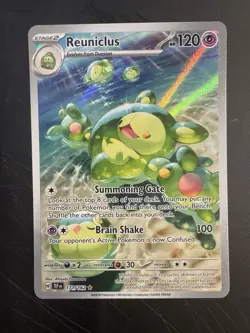 Pokemon TCG Reuniclus Temporal Forces SV 171/162 Illustrious Rare Full Art - Image 1