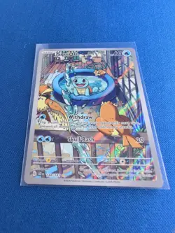 Pokemon TCG Squirtle 148/142 Stellar Crown Illustration Rare, English Edition - Image 2