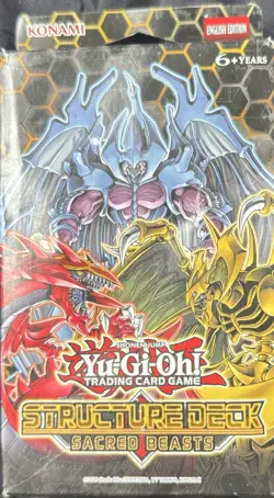 Konami Yu-Gi-Oh! Structure Deck Sacred Beasts English Edition Raviel Hamon Uria - Image 1