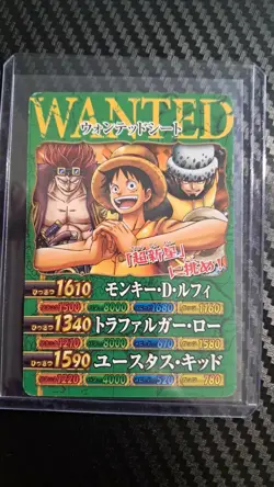 2011 Luffy Carddass WANTED POSTER PROMO BERRY ONE PIECE VERY RARE BANDAI SET - Image 2