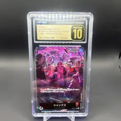 One Piece Shanks Alt Art Parallel Leader OP09-001 CGC Pristine 10 Japanese 2025 - Image 1