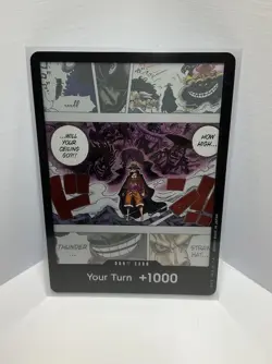 Bandai One Piece CCG Don!! Card Monkey D. Luffy Your Turn +1000 - Image 1
