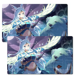YuGiOh Duel Playmat Apollousa Bow Of The Goddess CCG TCG Trading Card Game Mat - Image 1