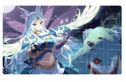 YuGiOh Duel Playmat Apollousa Bow Of The Goddess CCG TCG Trading Card Game Mat - Image 2
