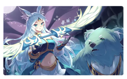 YuGiOh Duel Playmat Apollousa Bow Of The Goddess CCG TCG Trading Card Game Mat - Image 3