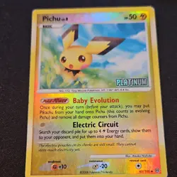 Pichu 45/100 Reverse Holo - Platinum Promo Pokemon Card - LP-Burger King promo - Image 1