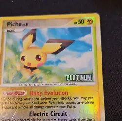 Pichu 45/100 Reverse Holo - Platinum Promo Pokemon Card - LP-Burger King promo - Image 4