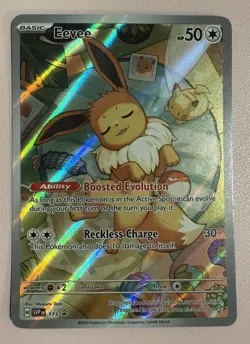 Pokemon TCG Eevee 173 Sv: Scarlet & Violet Promo Cards Holo - Image 1