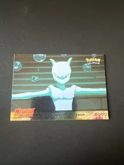 Pokemon Card Stealing Pokemon #27 - Topps Mewtwo Black Logo Foil - Image 1