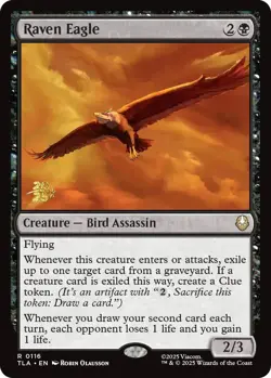 Raven Eagle Avatar: The Last Airbender Prerelease Cards - Near Mint Foil - Image 1