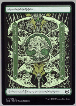 Phyrexian Forest 271/271 Non Foil Full Art Land All Will Be One MTG NM - Image 1