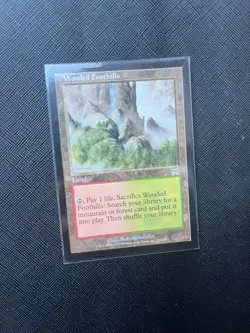 Wooded Foothills MTG Onslaught English LP - Image 1