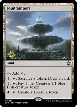 Fountainport [Bloomburrow Prerelease Promos] Magic MTG - Image 1