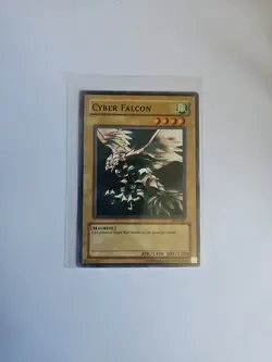 Yu-gi-oh! Card Cyber Falcon Unlimited PSV-047 and Free Cards - Image 1