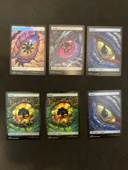 Tarkir Dragonstorm Dragon Eye Full Art Lands NM MTG Foil and Regular - Image 1