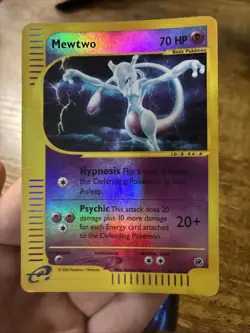 2002 Pokemon Expedition Mewtwo 20/165 reverse Holo Rare ( LP ) - Image 3
