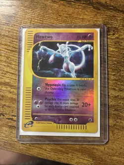 2002 Pokemon Expedition Mewtwo 20/165 reverse Holo Rare ( LP ) - Image 4
