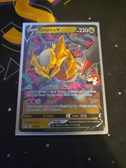 Giratina V 130/196 Play! Prize Pack Series 4 Promo Ultra Rare Holo Pokemon NM - Image 1