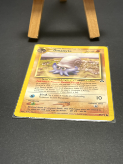 Pokemon '138 Omanyte 60/75 Neo Discovery Common Vintage GameFreak 2001 NM - Image 3