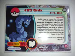 Topps Chrome Pokemon Onix #95 NM/M (A) - Image 2