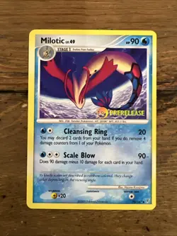 Milotic 70/147 Supreme Victors PreRelease Pokemon Card Stamped 2009. NM+ - Image 1