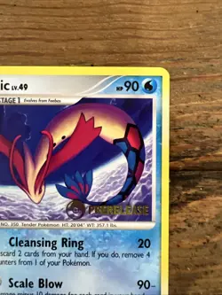 Milotic 70/147 Supreme Victors PreRelease Pokemon Card Stamped 2009. NM+ - Image 3
