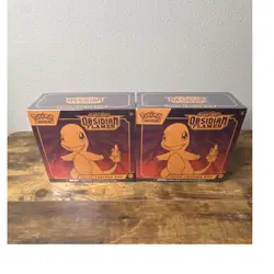 Pokemon Scarlet & Violet Obsidian Flames Elite Trainer Box Lot of 2 English 2023 - Image 1